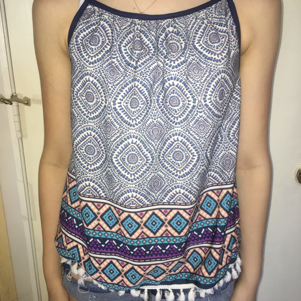 *3/$10* Aztec tank, EUC Sz 14/16